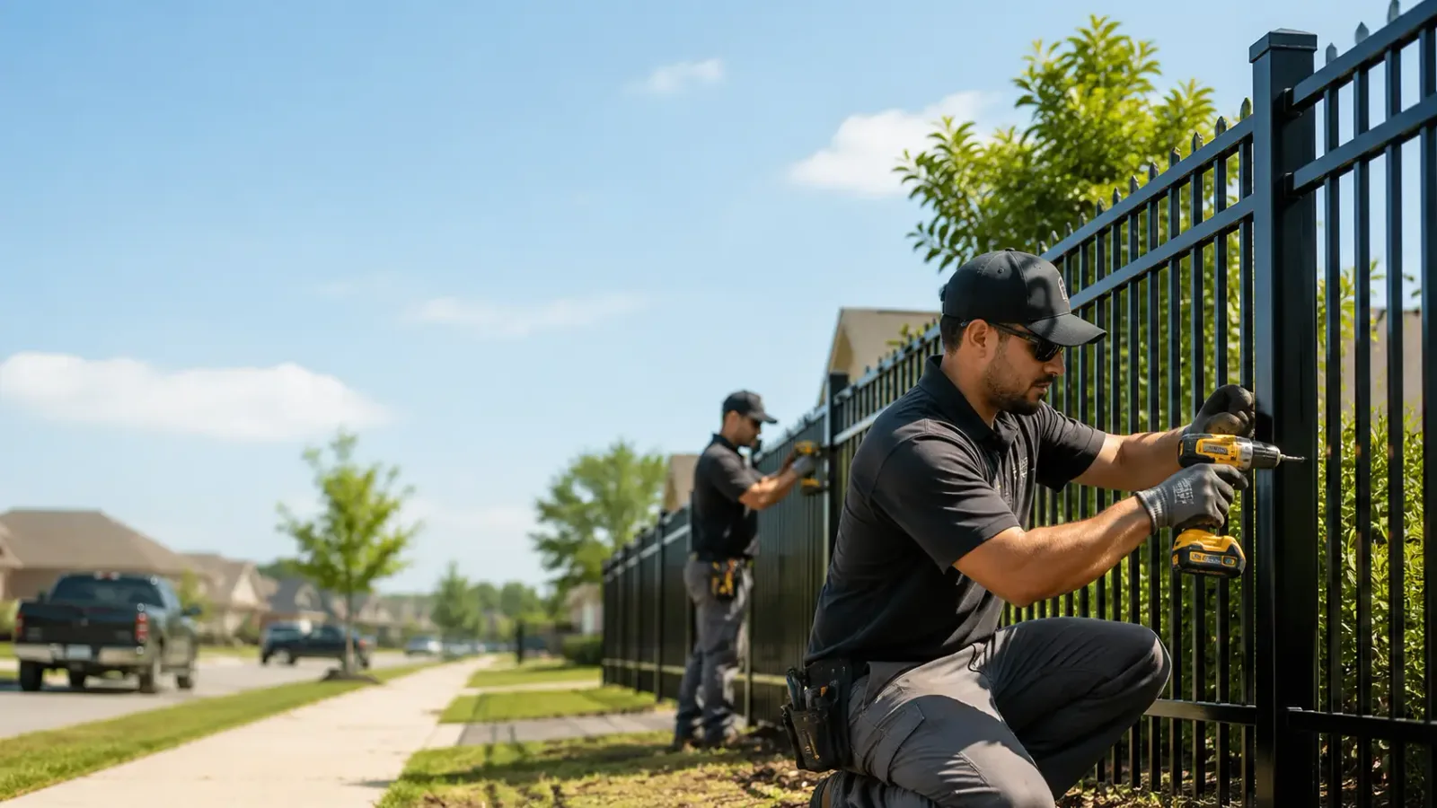 Metal Fence Installation in Atlanta, IN